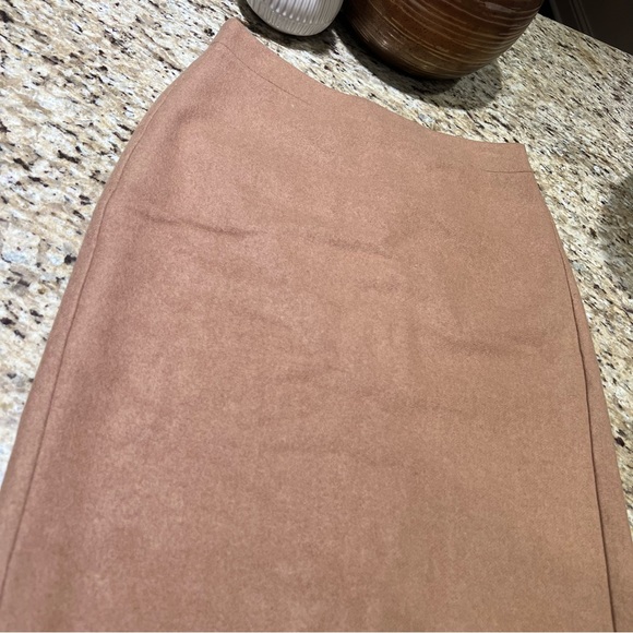 J Crew Tan Camel Wool Blend The Pencil Skirt 2 - Picture 3 of 9